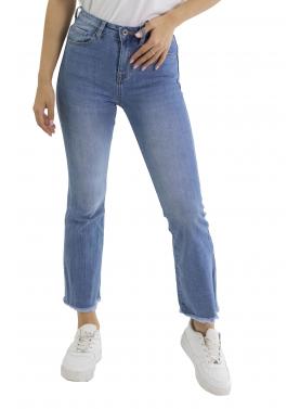 Jeans sfrangiato alla caviglia "Fabi"